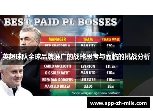 英超球队全球品牌推广的战略思考与面临的挑战分析