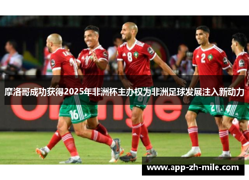 摩洛哥成功获得2025年非洲杯主办权为非洲足球发展注入新动力